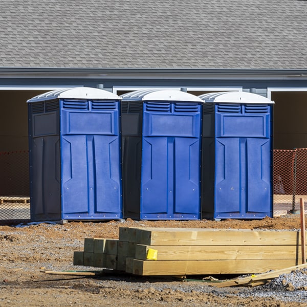 are there any restrictions on what items can be disposed of in the portable restrooms in Logan Iowa